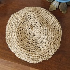 Raffia beret